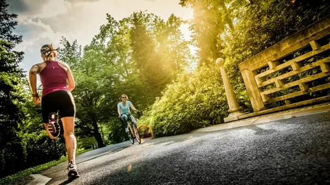 Jogging and Cycling Tracks